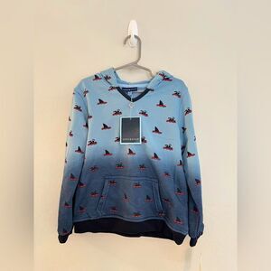 NWT Andy & Evan Boys Blue Ombre Hoodie - Size 7
